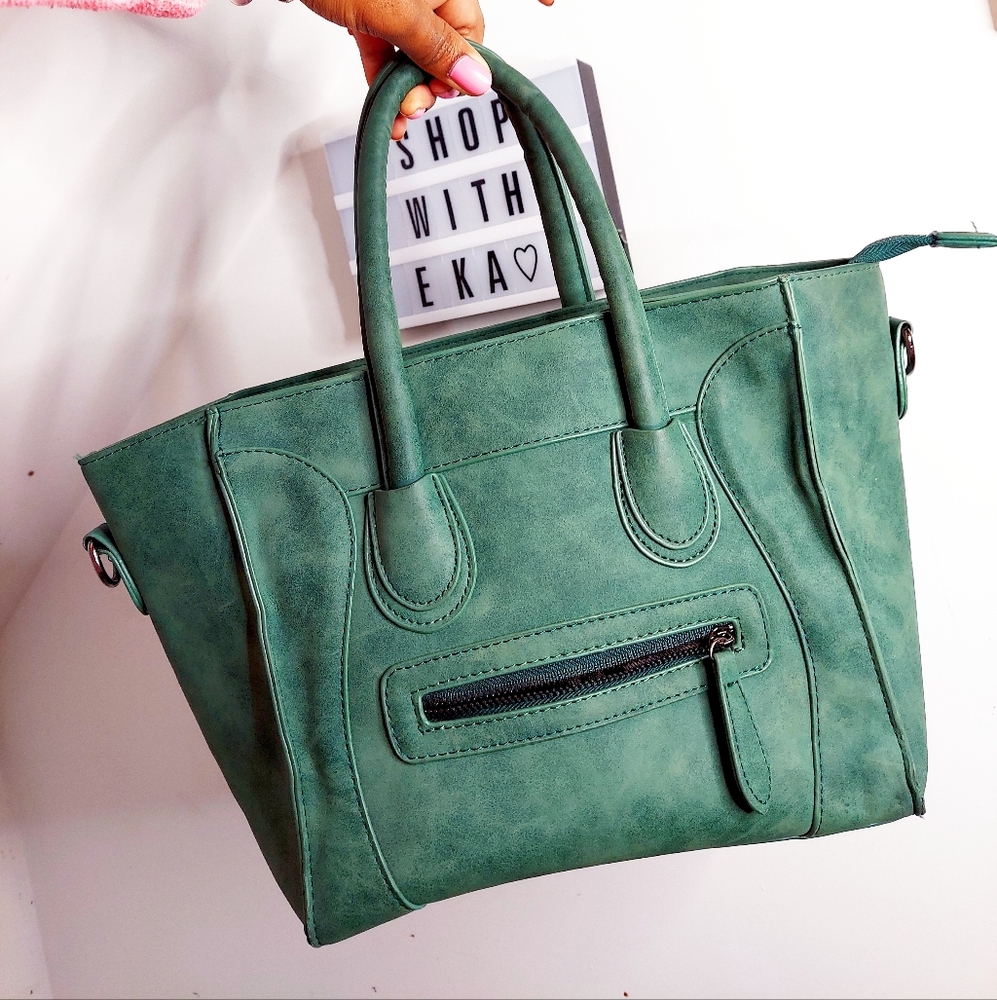 Green handbag